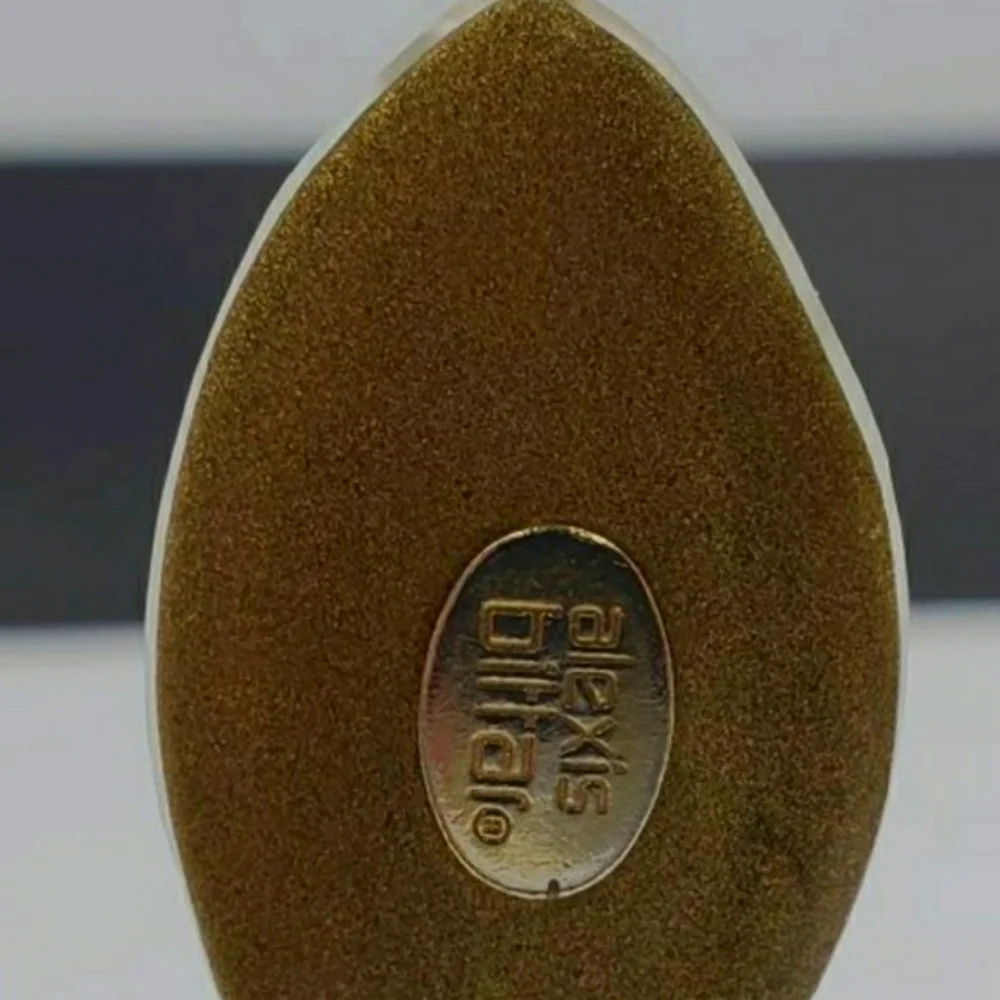 Alexis Bittar Champagne Lucite and Crystal Drop Earrings - Picture 4 of 10